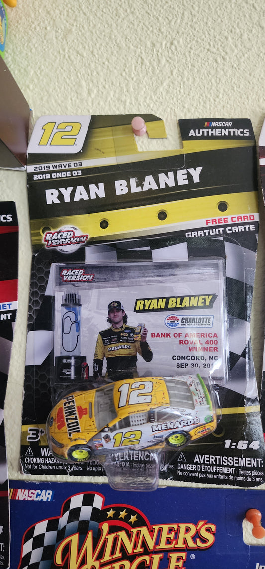 2019 Wave 3 Ryan Blaney 2018 Pennzoil Roval Win 1/64 NASCAR Authentics Diecast